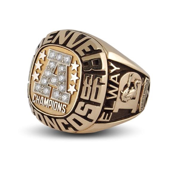 - 1986 Denver Broncos AFC Championship Ring