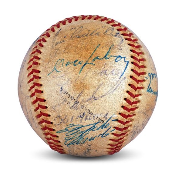 - 1969-70 San Juan Senadores Team Signed Baseball with Clemente and Munson