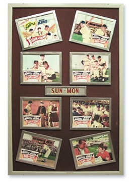 1962 Safe at Home Movie Theater Lobby Card Display