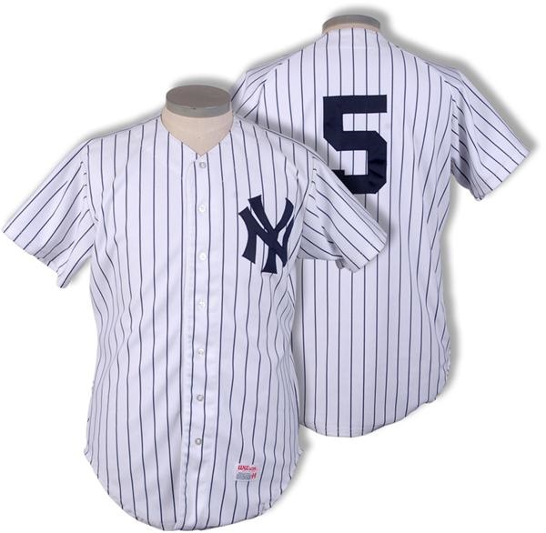 NY Yankees, Giants & Mets - 1980’s Joe DiMaggio Old Timers Game Worn Jersey
