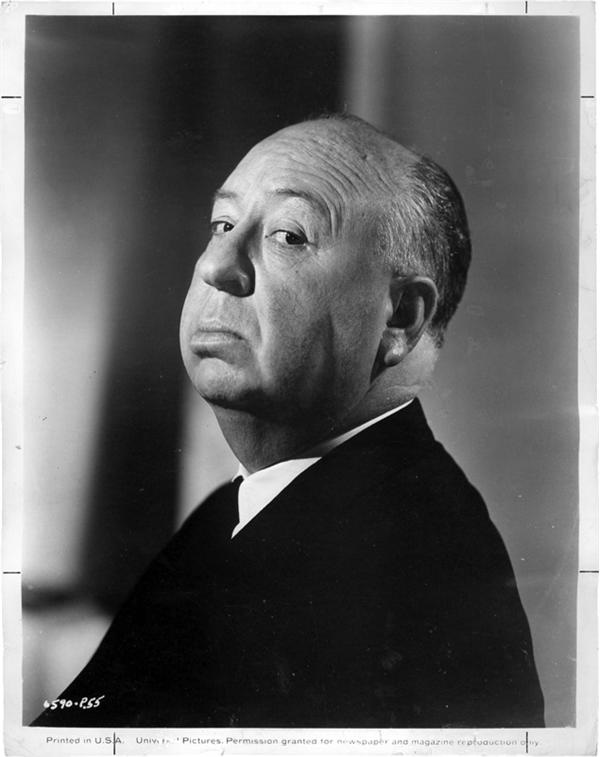 - ALFRED HITCHCOCK (1899-1980)<br>Publicity Still, 1950s