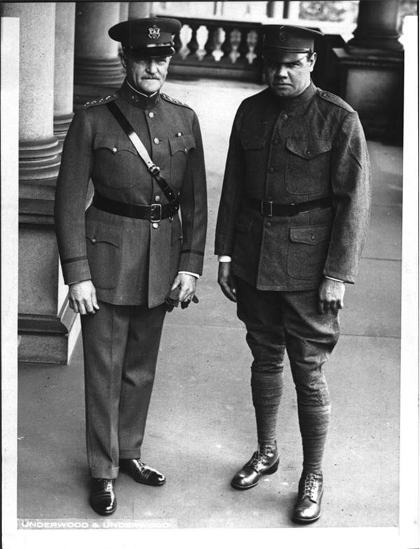 Babe Ruth and Lou Gehrig - BABE RUTH 
(1895-1948)<br>Two Generals, 1924