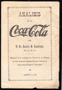 Cuban Non-sports - 1907 Coca-Cola "Cocaine" Pamphlet