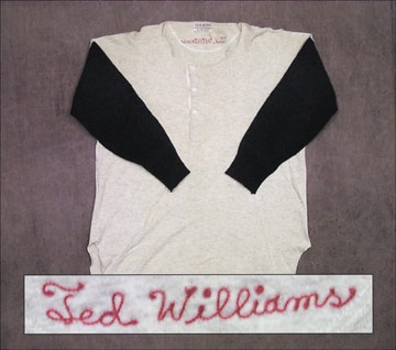 Ted Williams - 1951 Ted Williams All-Star Game Worn Undershirt