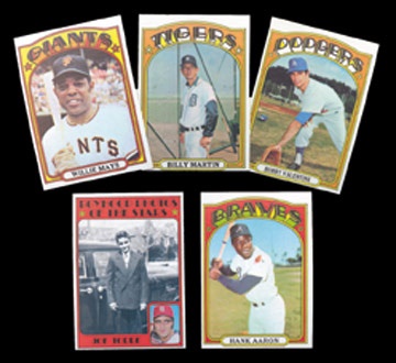 Sports Cards - 1972 Topps Baseball Partial Set