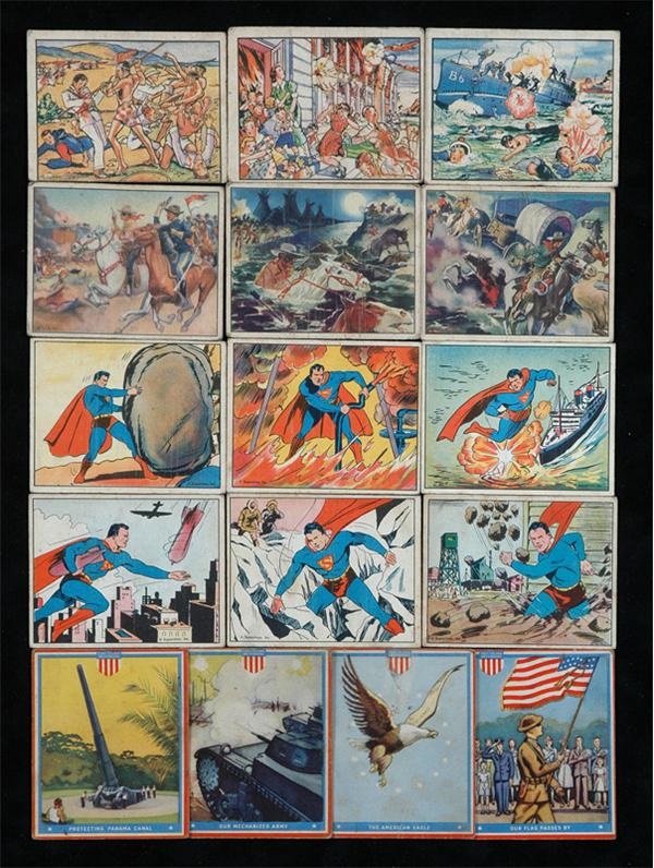 - Collection of 1930's Non Sports Cards with (32) Superman Cards (48)