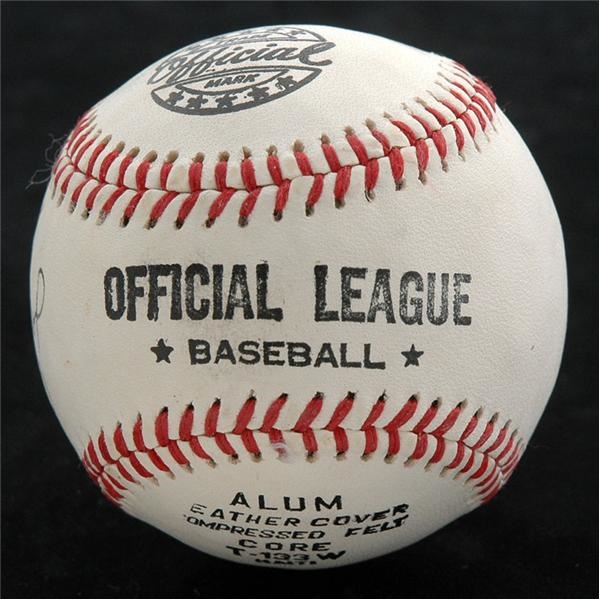 - Sandy Koufax "Shalom" Signed Baseball