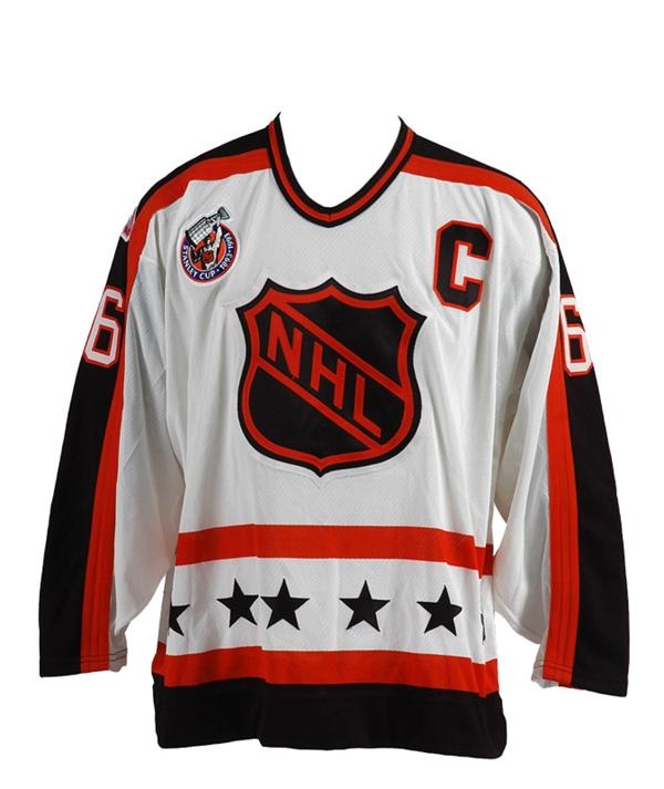 1990 Mario Lemieux NHL All-Star Game Worn Jersey