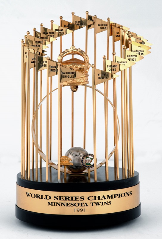 Theilman Collection - 1991 Minnesota Twins World Series Trophy