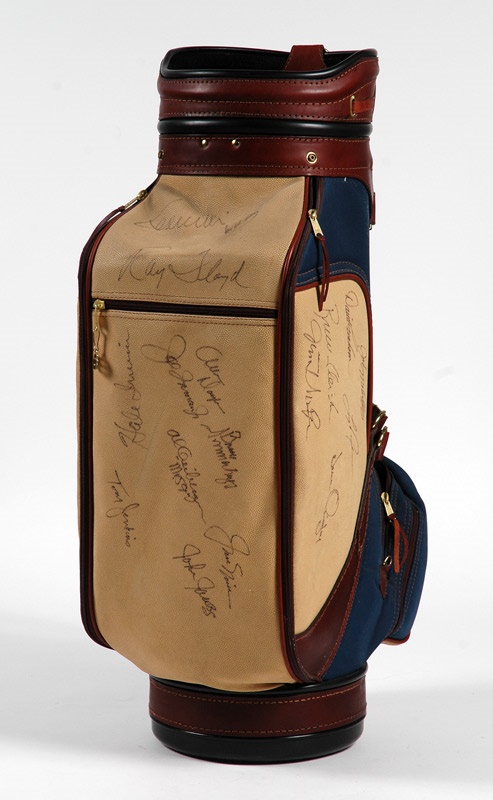 1999 PGA Seniors Championship Signed Golf Bag