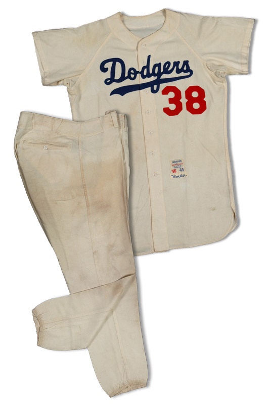 Baseball Equipment - 1965-66 Joe Moeller Los Angeles Dodgers Game Worn Uniform