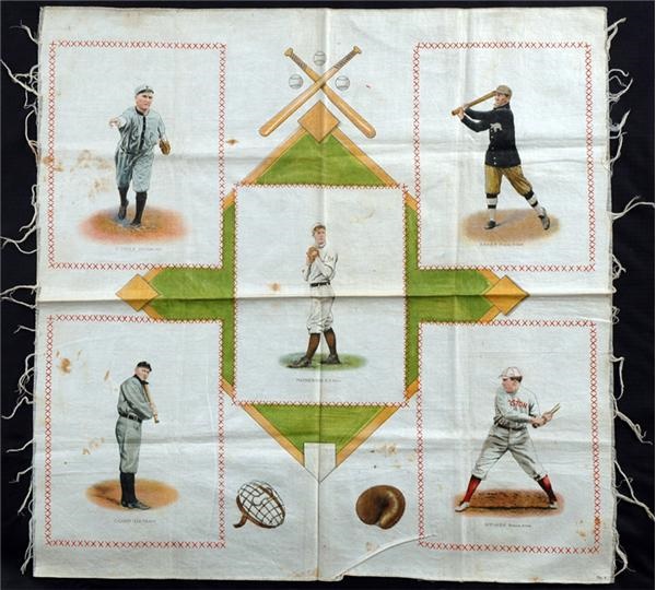 - 1912 S110 Helmar Baseball Premium Silk Pillow Case