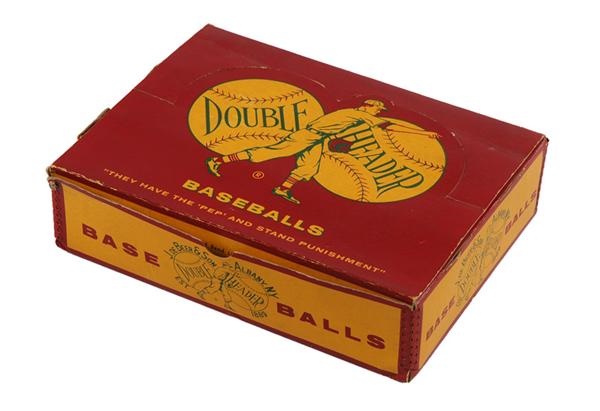 - One Dozen Double Header Baseballs In The Original Box