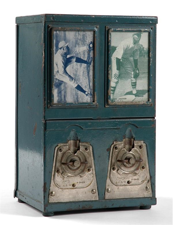 1920's Baseball Exhibit Card Vending Machine
