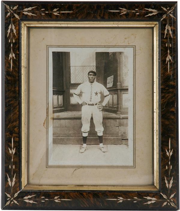 Baseball Memorabilia - 1920's Pittsburgh Negro League Player Photograph