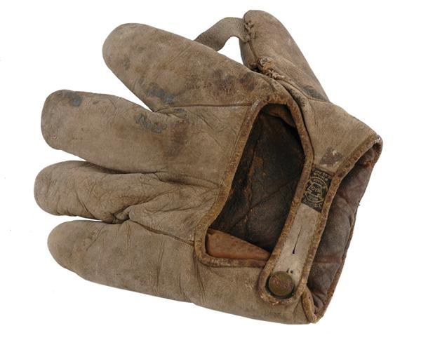 Baseball Equipment - Superb Grover Alexander Game Worn Glove