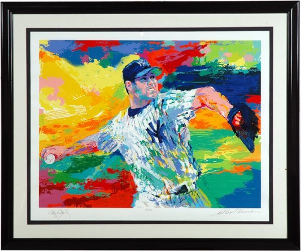 - Roger Clemens Signed Leroy Neiman Seriograph 205 / 325