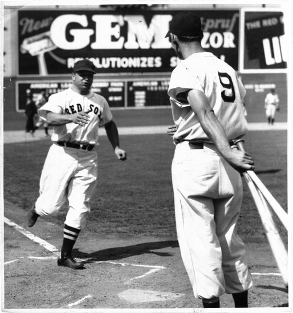 Ted Williams - Jimmy Foxx Homer #494
