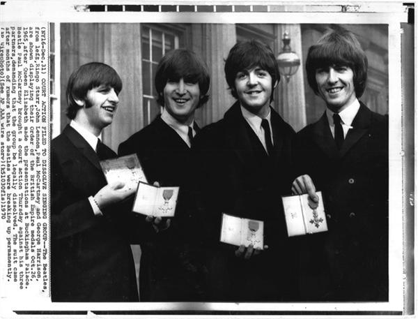 Music - Beatles MBE's