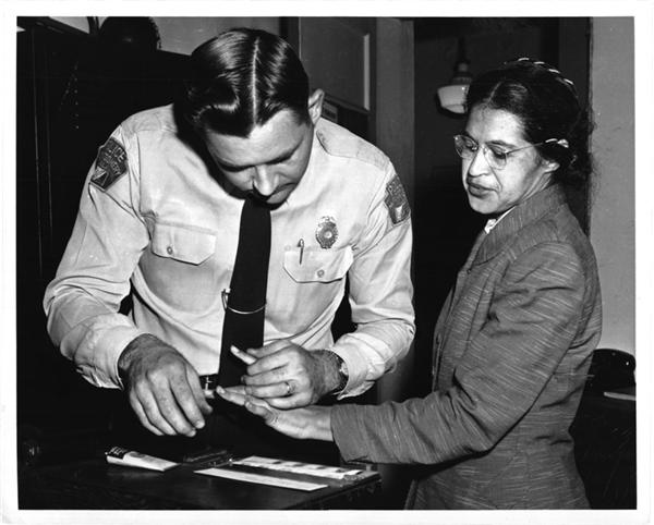 Rosa Parks Booked