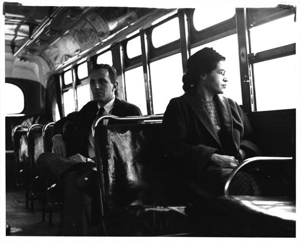 - Rosa Parks on Bus