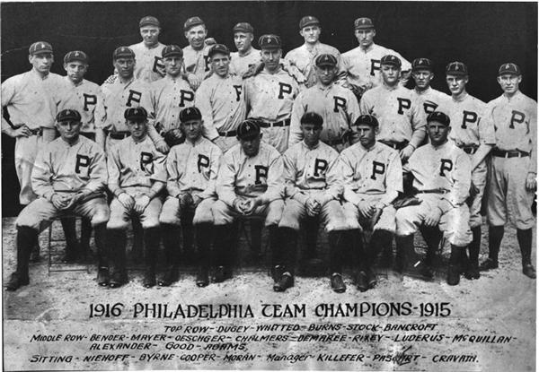 Ernie Davis - 1916 Philadelphia Phillies Print