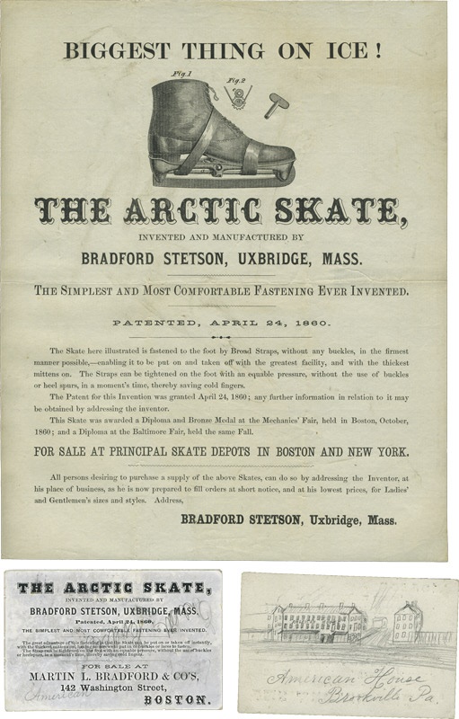 Hockey Memorabilia - 1860's Skating Memorabilia
