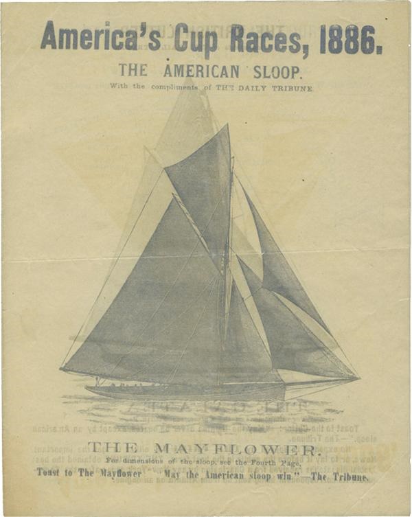 - 1886 America's Cup Program