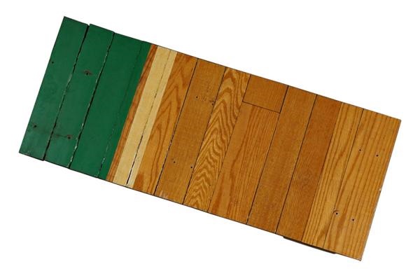 Basketball - Large Section of The Boston Garden Parquet Floor