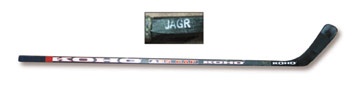 2000 Jaromir Jagr Game Used Stick