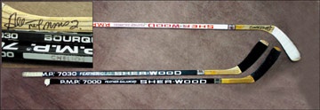 - Collection of Superstar Defensemen Game Used Sticks