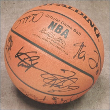 - 2000 Dream Team Signed Basketball