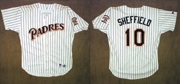 Baseball Jerseys - 1993 Gary Sheffield Game Worn Jersey