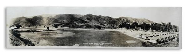 Earl Adams - Chicago Cubs March 1923 Catalina Island Panorama