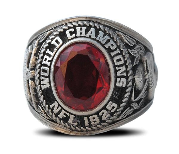 Sports Rings And Awards - 1925 Pottsville Maroons Championship Ring