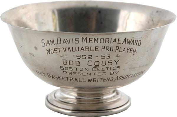 1952-53 Bob Cousy's Sam Davis Memorial Award for Most Valuable Player