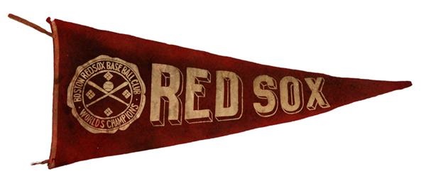 Ernie Davis - 1918 Boston Red Sox Pennant