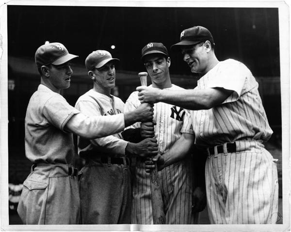 Babe Ruth and Lou Gehrig - Gehrig, DiMaggio & Ott