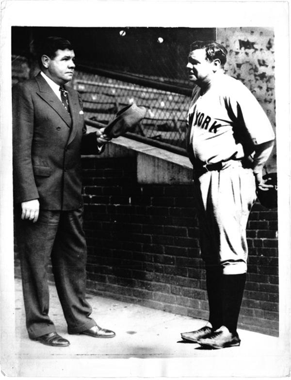 Babe Ruth and Lou Gehrig - Babe versus Babe