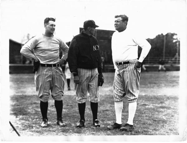 Babe Ruth and Lou Gehrig - Ruth, Gehrig and Shawkey