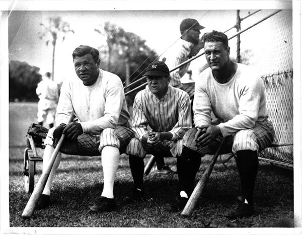 Babe Ruth and Lou Gehrig - Ruth and Huggins