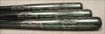 1972, 1973 & 1974 Oakland A's Black Bats (3)