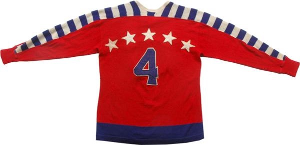 Hockey Equipment - 1949 Pat Egan NHL All-Star Game Worn Sweater