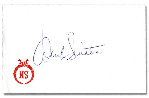 Rock And Pop Culture - Frank Sinatra Signature