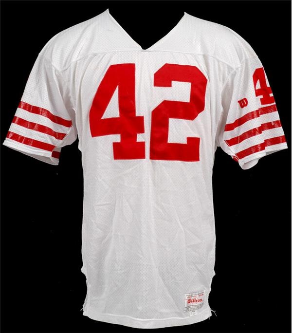 - Circa 1990 Ronnie Lott Game Used San Francisco 49er's Jersey