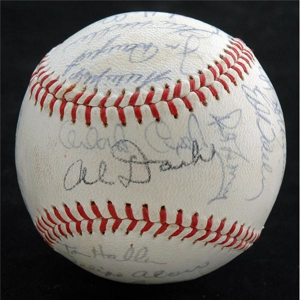 Baseball Autographs - 1962 San Fransico Giants Team Signed Baseball