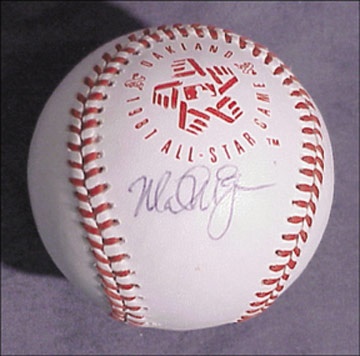 - Mark McGwire Single Signed Baseball