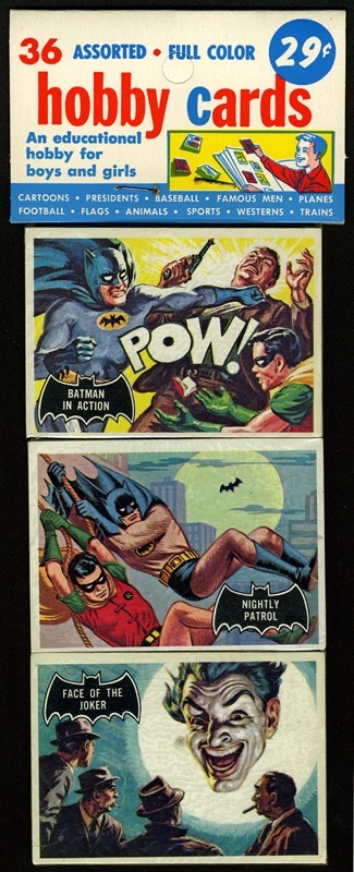 Baseball and Trading Cards - 1966 Topps Batman Hobby Card Rack Pack (NM-MT+)