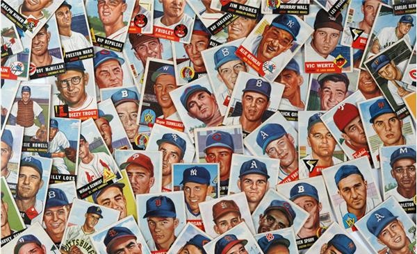1953 Topps Baseball Card Partial Set (180/274)