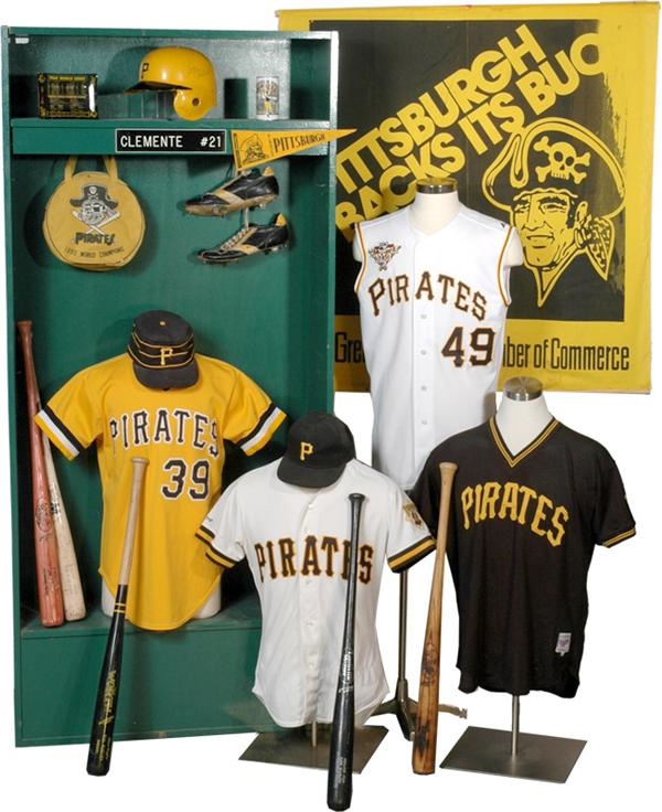 Theilman Collection - Pittsburgh Pirates Equipment Collection with Locker